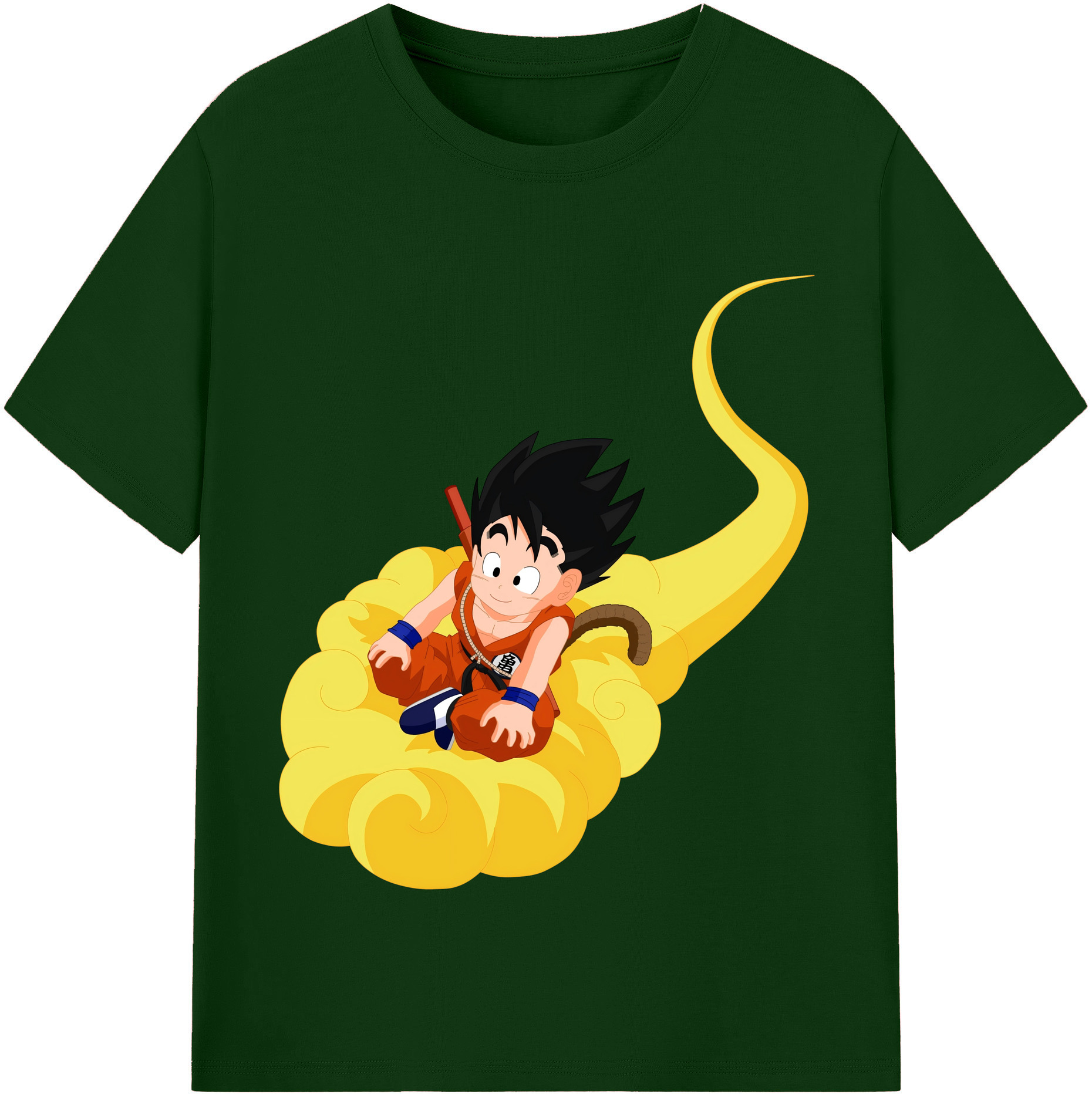 （画像用） ドラゴンボール 孫悟空（そん ごくう）Son Goku カカロット DRAGON BALL Kakarotto 綿100％半袖Tシャツ（フロントプリント）